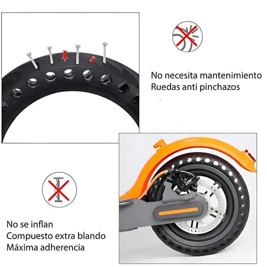 Elscooterdäck punkteringsfri 8.5x2-6.1/B34