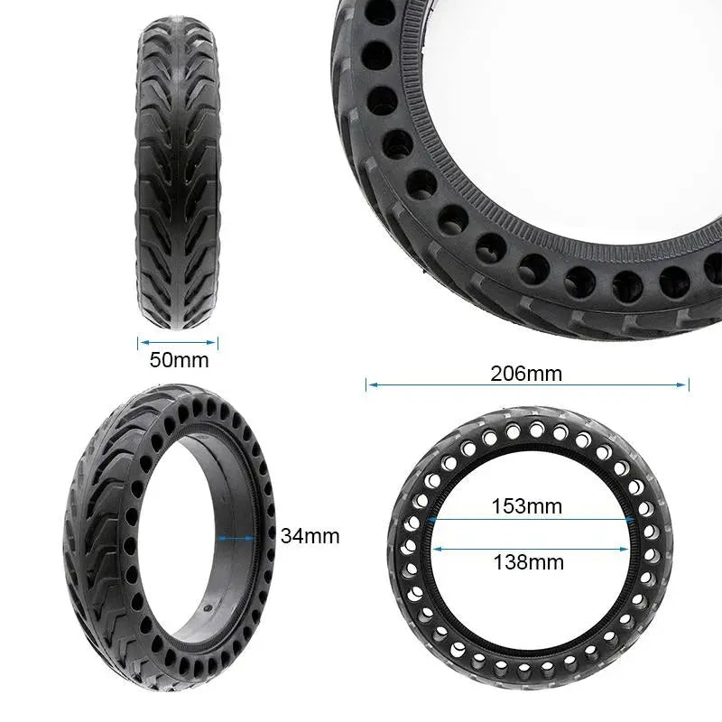 Elscooterdäck punkteringsfri 8.5x2-6.1/B34