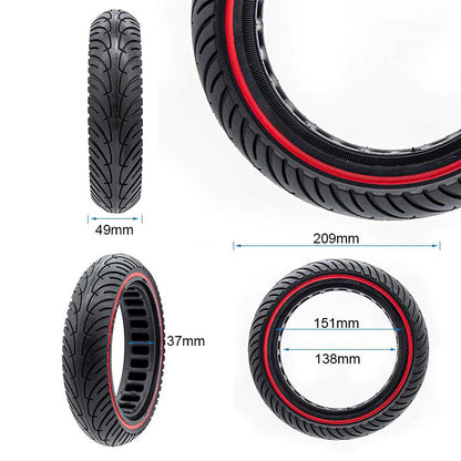 Elscooter punkteringsfria däck 8.5"